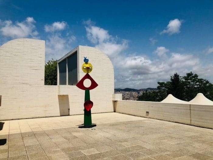 Sculptures at Fundacio Miro