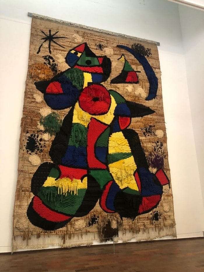 Tapestry at Fundacio Miro Barcelona