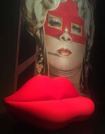 surrealism and design dali lips sofa