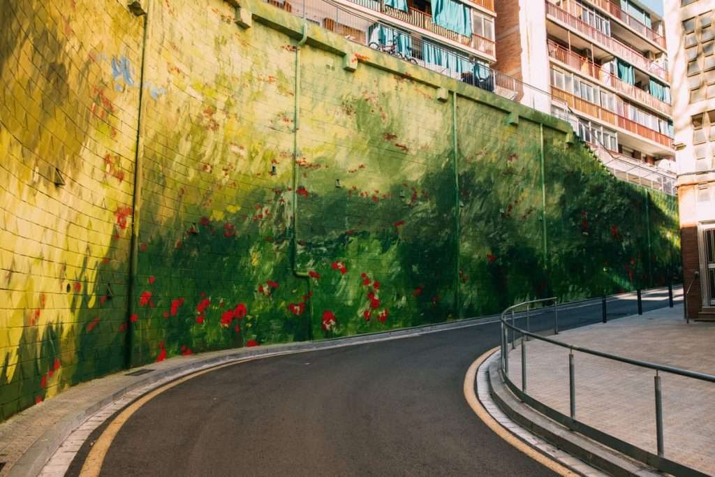 mural art on Peñíscola Street
