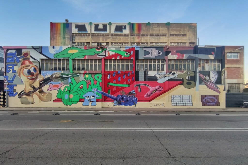 New Murals at Nau Bostik, Barcelona