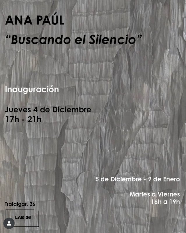 Ana Paul exhibition at lab36 art gallery in barcelona