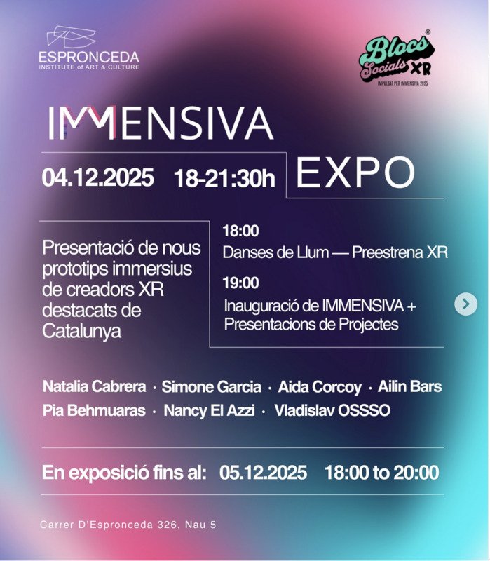 IMMENSIVA 2025 — Opening Exhibition