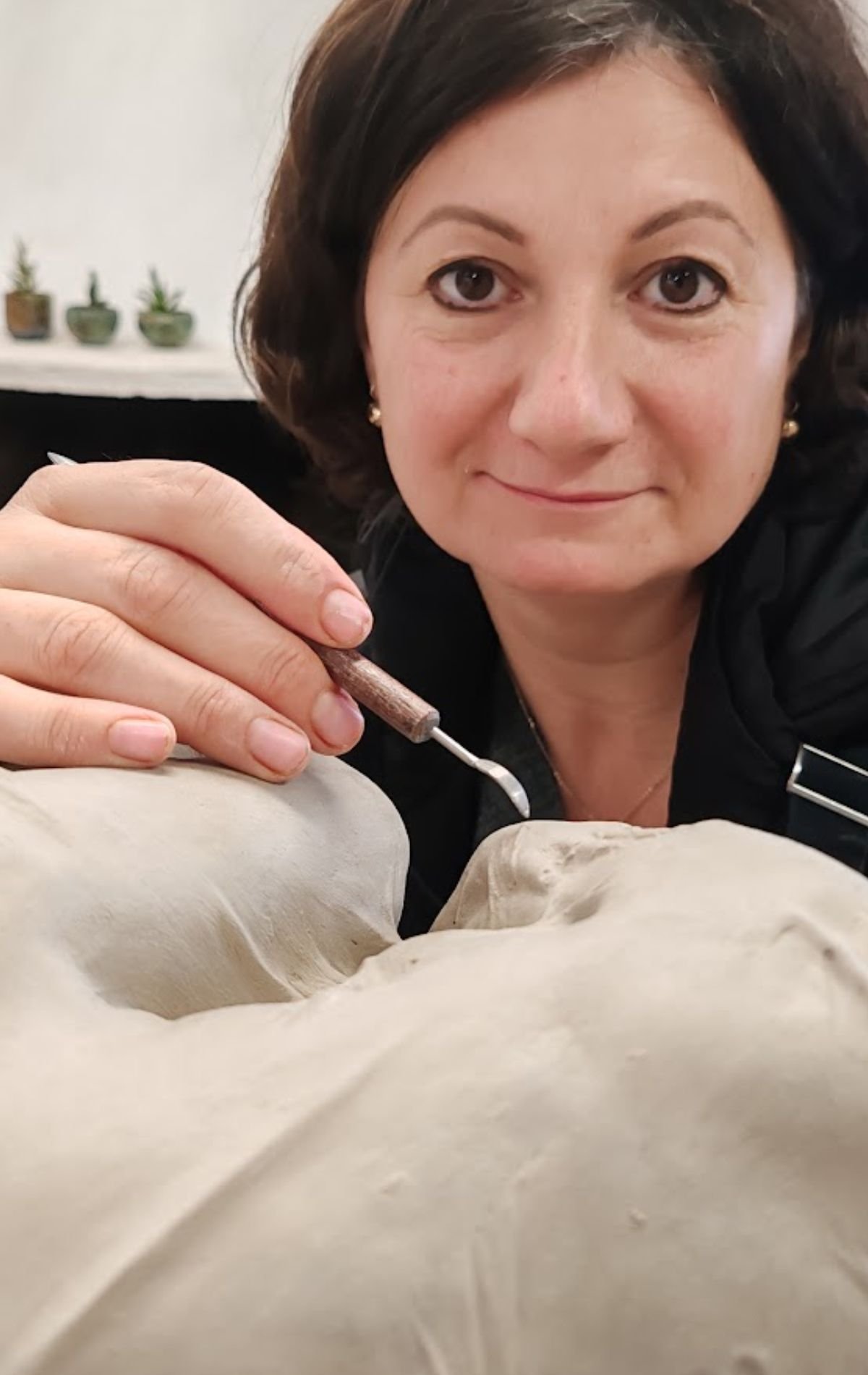 Dalia Sofronie contemporary ceramic artist in Barcelona