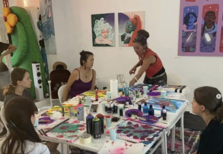 Abstract Painting Class with Abi Fantastic